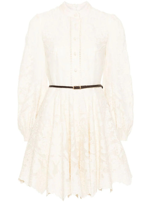 Ottie Embroidered Mini Dress